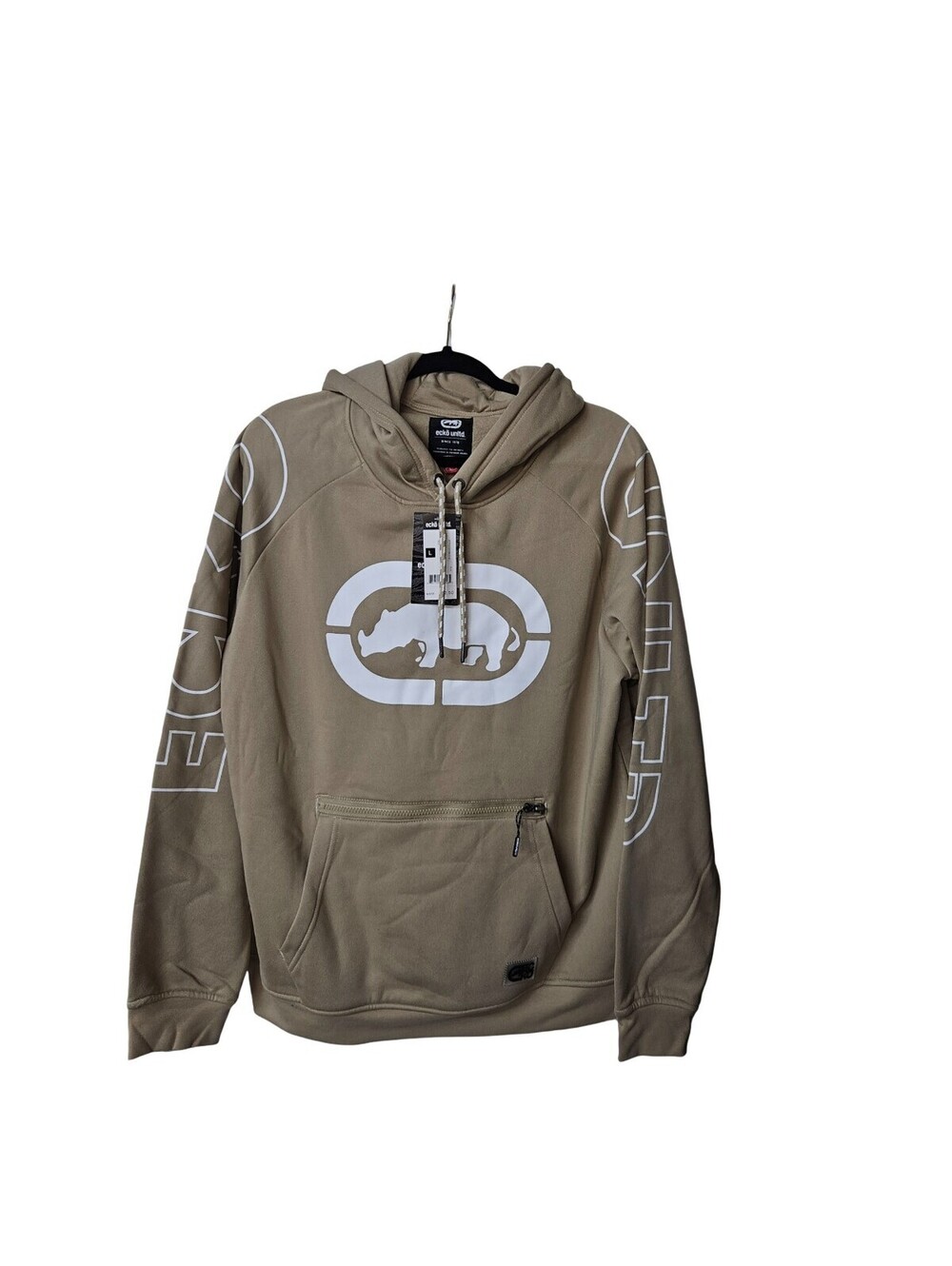 NWT Ecko Unltd. Men’s Gray Camo Rhino Graphic Pullover Hoodie